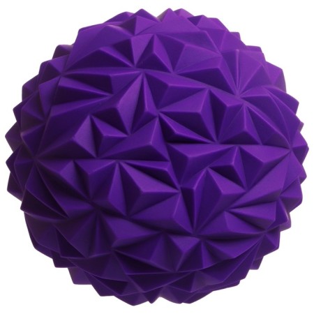 Half -sphere massage onlytop, 16x16x9 cm, purple color-1