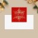 Postcard-Mini "Happiness in the New Year", Golden Snowflake 7 x 7 cm, New Year