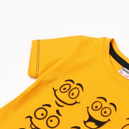 T -shirt for a boy, yellow color, height 104cm-2