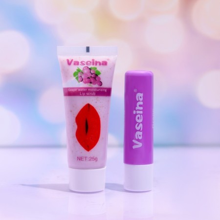 Lip Set "Grapes": Balm and Scrub-1