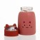 Water bottle, 350 ml, "cat", glass
