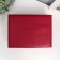 Casket to the leatherette for jewelry "Red matte" 9x23x17 cm