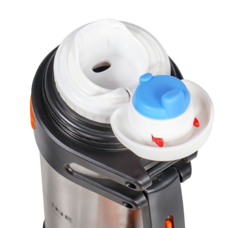 Airline thermos, with a 2 l pen, stainless steel, metallic color-3