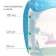 A bottle for feeding with the handles "Son", a classic throat, 150 ml., From 0 months., Blue color
