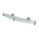 Glass shelf with rhin K-8744 side, silver