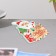 Mini-postcard "Happy New Year!" Glitter, Santa Claus, 19x13.5 cm
