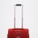Small suitcase 20 "on lightning, code castle, with extension, red color