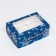 Packaging for 6 cupcakes with the window "Snowflakes", 25 x 17 x 10 cm