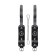 The fetters of mini Pecado BDSM, with rounded corners, genuine leather, black