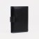 Male purse on the button for auto documents and passports, black color