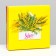 Folding box, "spring mimosa" 20 x 20 x 6 cm