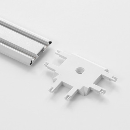 Connector SLIM "T-shaped" 4-filled white 0.7x4x2cm-2