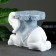 Figure - stand "Elephant Lying" Antik, 26x42x22cm