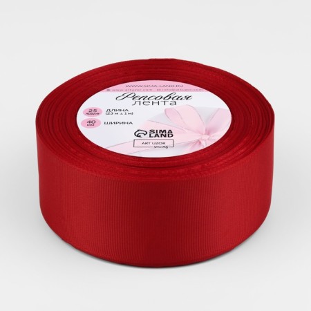 Republic tape, 40 mm, 23 ± 1 m, dark red color No. 33-1