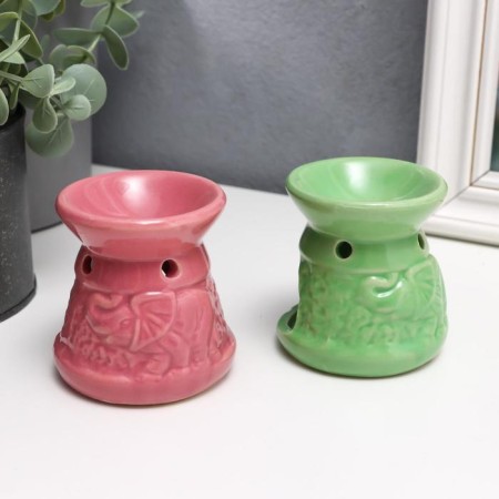 Aroma lamp "Elephants" 6x6x7 cm mix-5