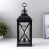 Nightlight "Lantern with a lamp" black from batteries 35x13.5x13.5 cm