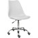 Computer chair Kolin Metal/Eco -leather/Plastic, Chrome/White 49x56x79 cm