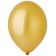 Latex ball 14 ", metal, set 50 pcs., Golden color