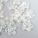 Beads for creativity plastic "Flower" set 25 pcs Transparent mother -of -pearl 1.1x1.1 cm