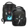 Frame backpack 37x28x18, Devente Premier 17l, Ninja, for boys, black