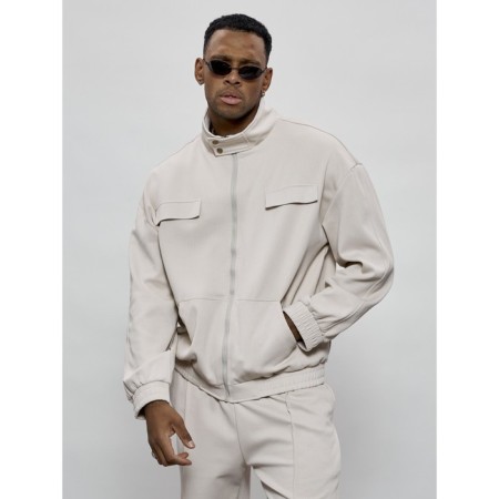 Sports suit men's, size 48, beige color-19