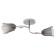 Lily chandelier (flower) 2x15W E27 Model: BR 00257 White/Black