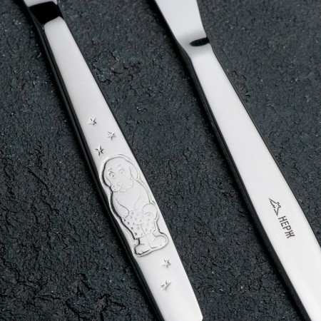 Knife Detall "Antoshka", h = 17.5 cm, silver color-1