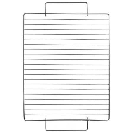 Ground grill Universal Maclay, 36x24 cm, chrome steel, for barbecue-7