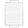 Ground grill Universal Maclay, 36x24 cm, chrome steel, for barbecue