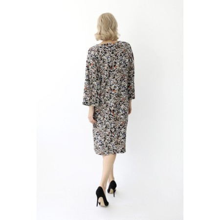 Women's dress with a belt, size 42-2