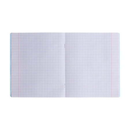 Notebook A5+, 48 sheets in the Erichkrause "Neon" cage, a plastic cover with a "sand" texture, an offset unit, a whiteness is 100%, blue-2