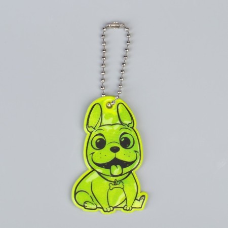 The reflective element "bulldog", bilateral, 3.6 × 5.7 cm, color mix-2
