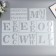 Stencil plastic "Welcome. Alphabet" set of 8 pcs 17.8x20.3 cm