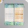 Plastic sticker "Rhinestones Mini, Max" MIX 10x20.5 cm