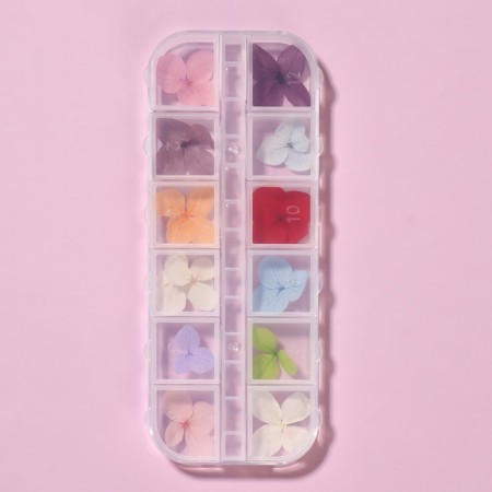 Sudden for decor "Tenderness", voluminous, 12 species, in a case, multi -colored-5
