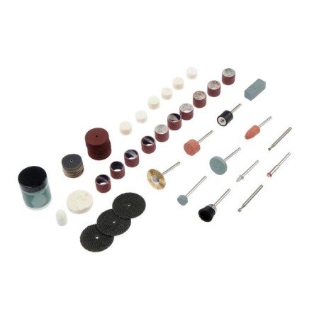 A set of nozzles for engravers and tundra drill, shank diameter 3 mm, 105 pcs.