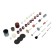 A set of nozzles for engravers and tundra drill, shank diameter 3 mm, 105 pcs.