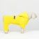 Combiason for dogs, demi -season with a lining, size L (DS 32, OG 48 cm), yellow