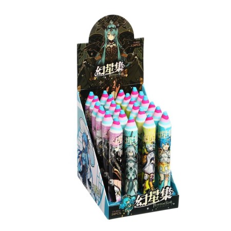Eraser Figure pencil "Anime" mix-6