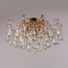 Crystal Crystal Economic light 52088/5FGD WT, 5x40W, E14, 35x50x50 cm, gold color