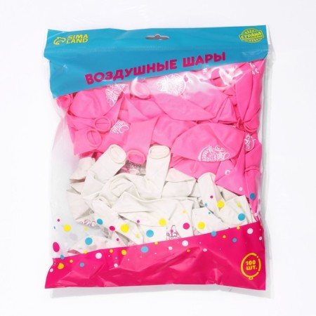Latex ball 12 "" praise, beloved ", 1 tbsp., 100 pcs.-2