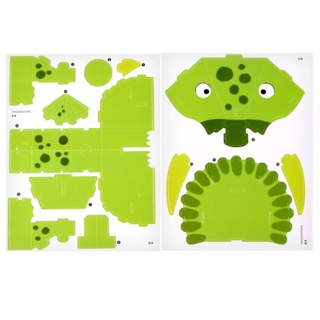 Set for creativity Sector 3d figures "Triceratops"-1
