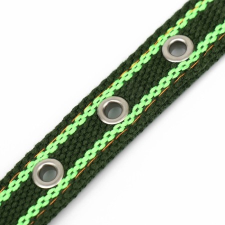 Collar of tarpaulin dimensionless two -layer, 52 x 2 cm, khaki/salad-6
