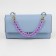 A chain for a bag, with carbines, plastic, 23 × 17 mm, 30 cm, lilac/gold color