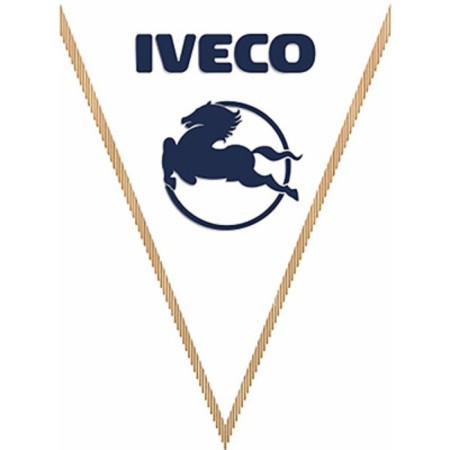 The pennant triangular, Skyway, Iveco, von White, 260x200mm, color