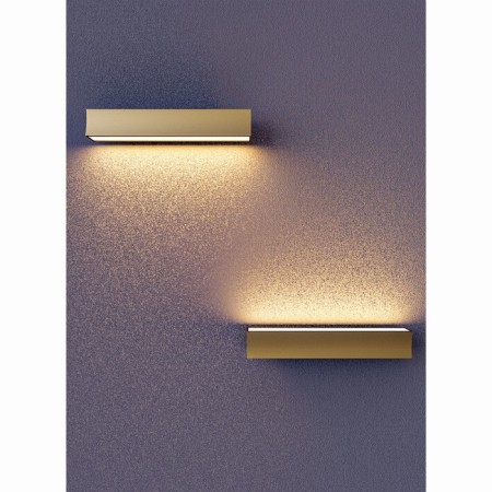 Wall lamp Mantra Hanok, Led, 950lm, 3000k, 405.5x68.8x100 mm, golden color-4