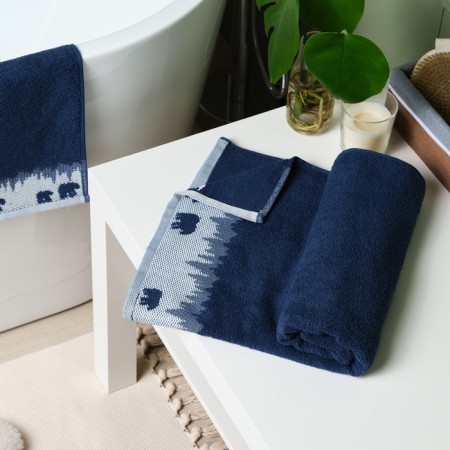 Trick Lovelife "Winter Dream" 30x60 cm, blue, 100% cotton, 400 g/m2-6