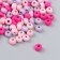 Beads for creativity tree "Balls. Pink Garden" set 20 grams d = 0.6 cm