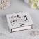 Casket for Ring "Khokhloma", white, 10x9.5x2.6 cm
