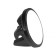 Phone holder, on an adhesive base, rotary, black